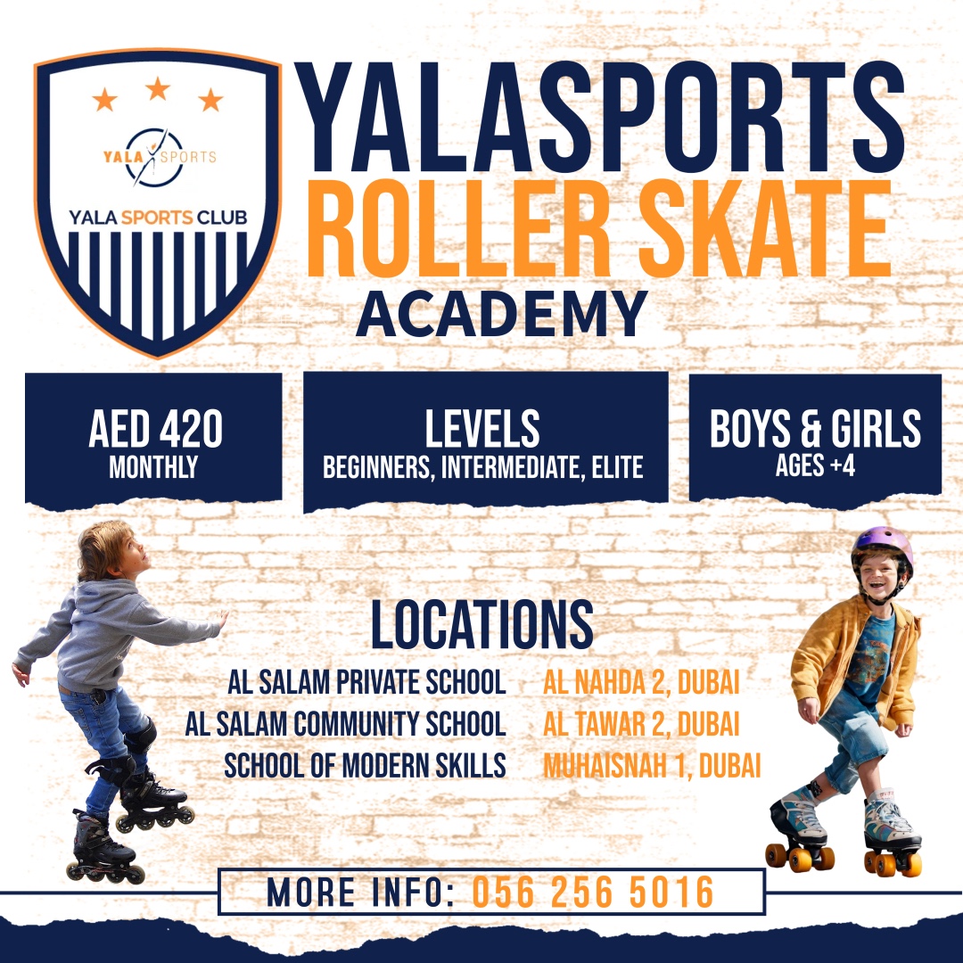 YalaSports RollerSkate Classes (Monthly)